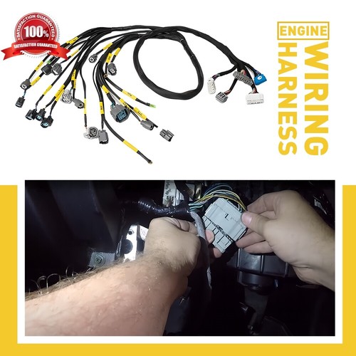 Tucked engine wiring harness - engine,