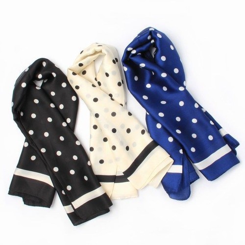 Imitation silk polka - dot, print