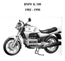 BMW K100 Motorbike Parts Catalogue 1983 - 1990 PDF Format