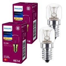 2x Philips Oven Lamp 40W E14