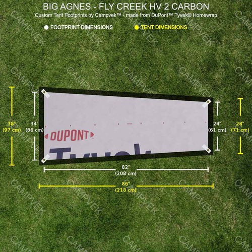 Tyvek footprint for the - for, big