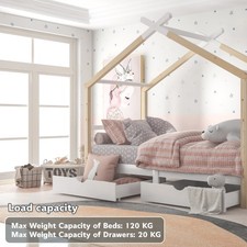 Kids 3FT Solid Pine Wood