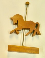 Wooden carousel Horses