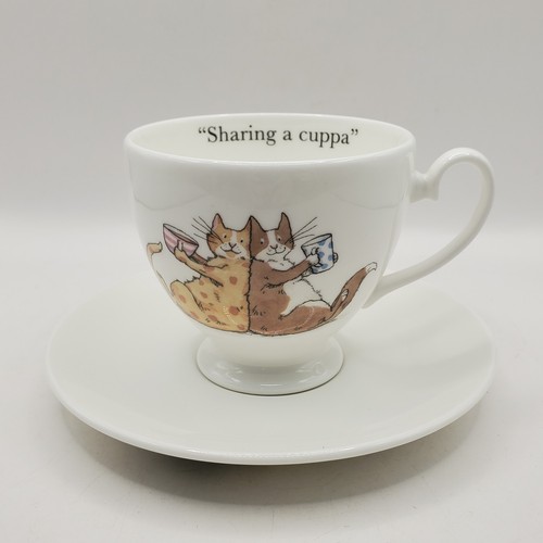 Whittard cup saucer sharing - &,