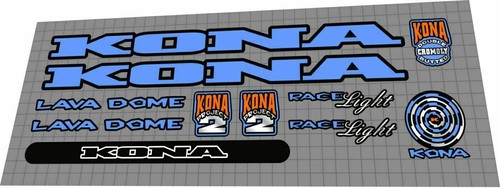 Kona lava dome 1996 decal - lava,