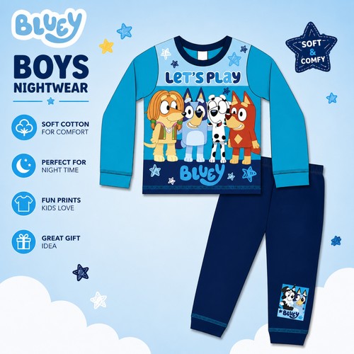 Boys kids bluey pyjamas - boys,