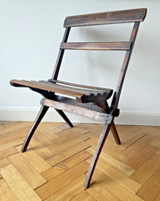 Wood Campaign Folding Chair antique vintage retro chic