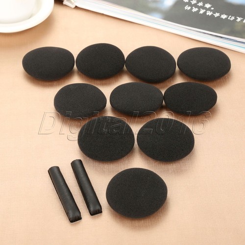 Black earpads headband - black,