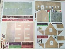 Collectable Model Railway Backscenes Stone Block Station Buildings & Signs