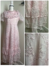Lace Bridesmaid Dress Pink
