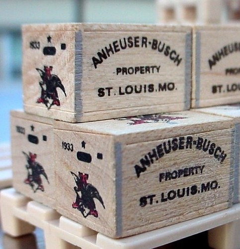 Budweiser beer crates - beer,