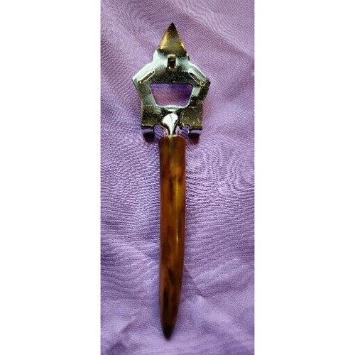 Vintage bottle can opener with - bottle/can,