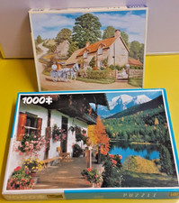 Vintage Pair of Jigsaw Puzzles