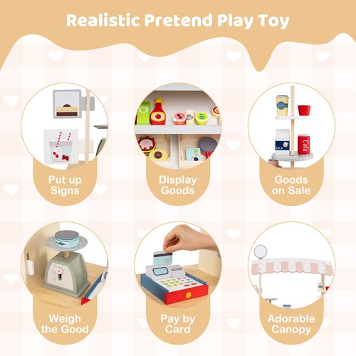 Snacks sweets food cart toy - cart,