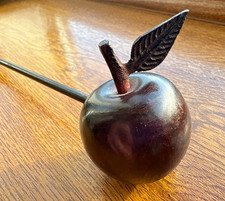 Vintage Apple-Shaped Candle