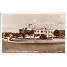 BALLOCH Dunbartonshire Loch Lomond Hotel RP Postcard, Unused