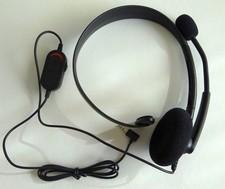 Genuine Orignal Microsoft Xbox 360 Headset Headphones Mic Bagged