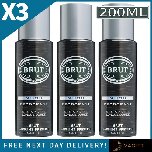Brut musk deodorant 200ml - 3,