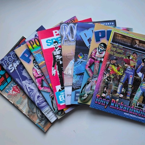 Poole speedway programmes - poole,