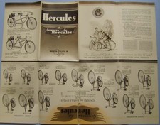 Hercules bicycle range 1938 - hercules,