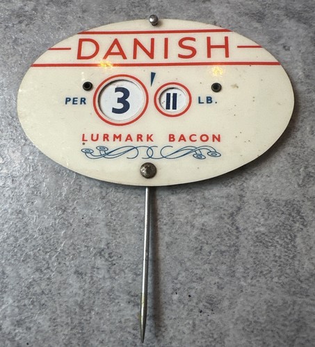 Vintage butchers weight - weight, tag