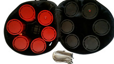 Nicky Clarke Heated Hair Rollers Compact Travel Curling Stylers 12rollers 12pins