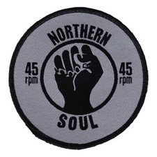 Northern Soul - 45 rpm Sew On Patch New