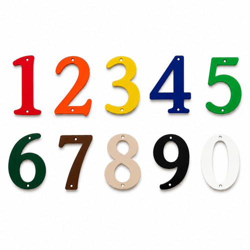 House numbers front - house, door