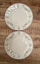 TWO 1900s LONGCHAMP PLATES