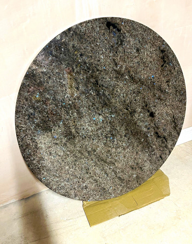 Round polished granite table - round,