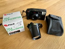 Fuji FZ500 35mm camera Bundle + Case + Teleconverter