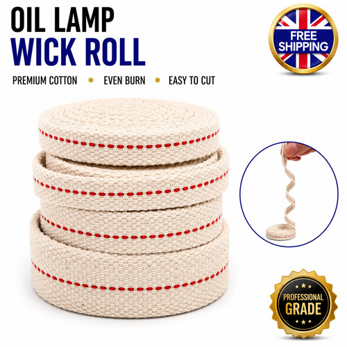 Flat oil lamp wick paraffin - oil,