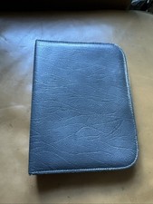 Bin  Blue Leather Letter