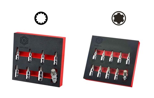 8pc spline bit socket - 8pc,