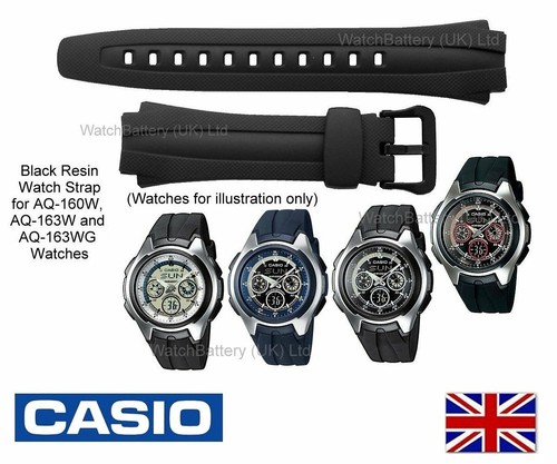 160w casio watch strap - aq-160w,