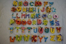 JANOD LETTERS COLOURFUL WOODEN CLOWN LETTERS FOR NAME OR INITIALS