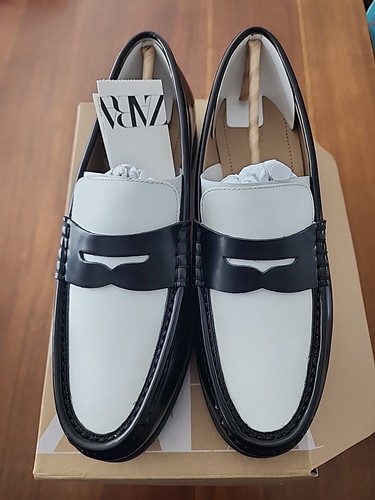 Zara men mocasin bicolor - zara,