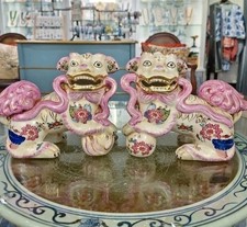 Porcelain Pair of Lucky Foo
