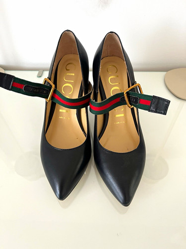 Gucci women black leather - gucci,