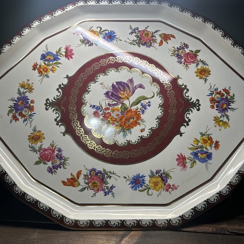 Vtg oval daher decorated ware - decorated,