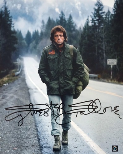 Sylvester stallone autographed - stallone,