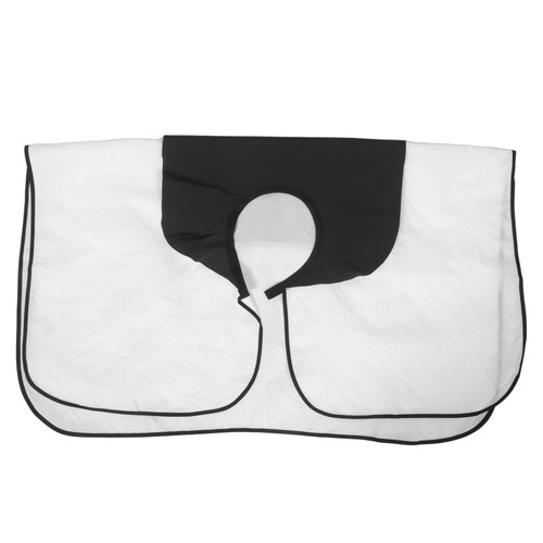 Reusable white salon hair cape - reusable,