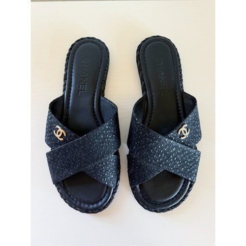 Chanel black criss cross - chanel,