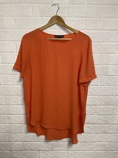 Topshop tall orange top size