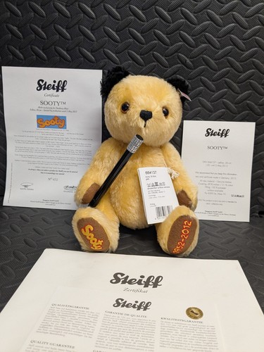 Steiff sooty 60th - steiff, anniversary