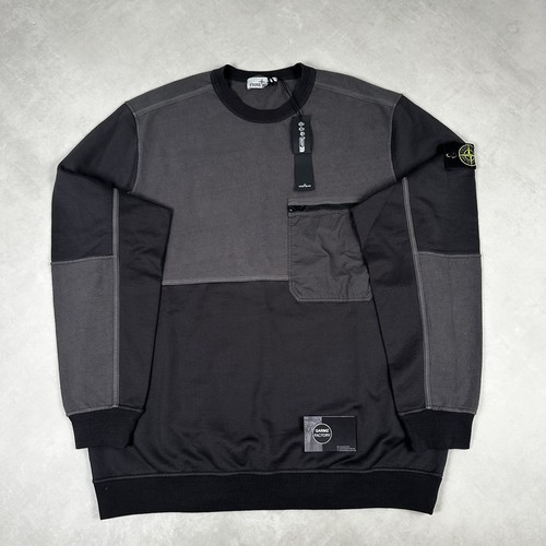 Stone island colour block zip - island,
