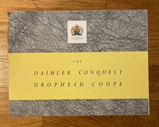 Daimler Conquest Drophead Coupe Brochure - Original