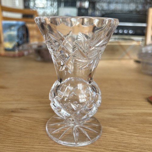 Lead crystal cut - glass,