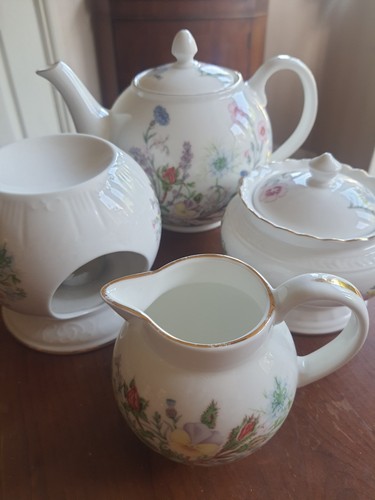 Aynsley wild tudor tea set - aynsley,