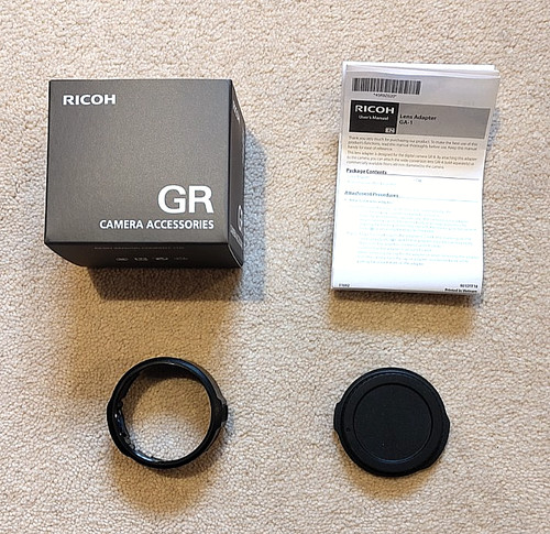 Ricoh lens adapter for gr - lens,